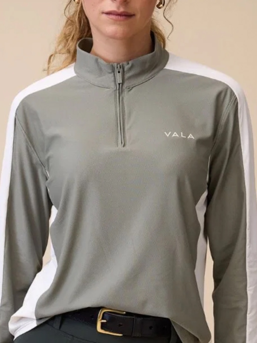 Vala equestrian sun shirt in clover, size S